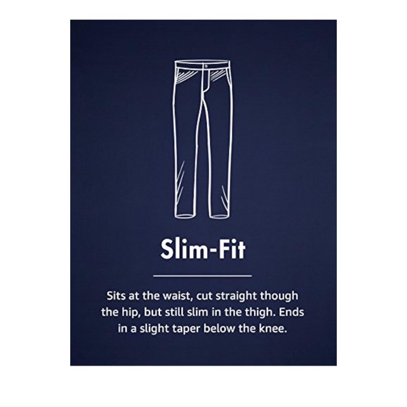 Goodthreads Men's Slim-Fit Washed Comfort Stretch Chino Pant, Navy, 38W x 30L - Picture 8 of 10